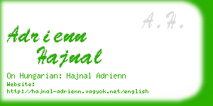 adrienn hajnal business card